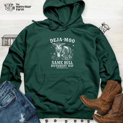 Deja-Moo Hooded Sweatshirt
