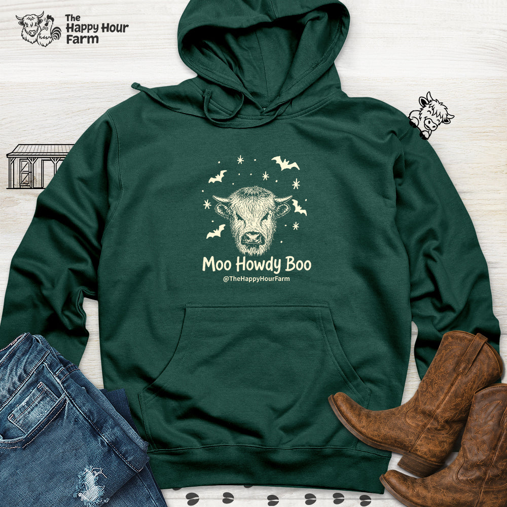 Moo Howdy Boo Hooded Sweatshirt