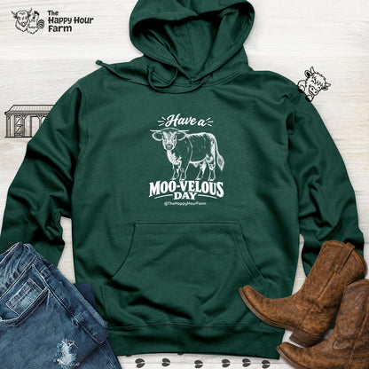 Have a MOO-VELOUS Day Hooded Sweatshirt