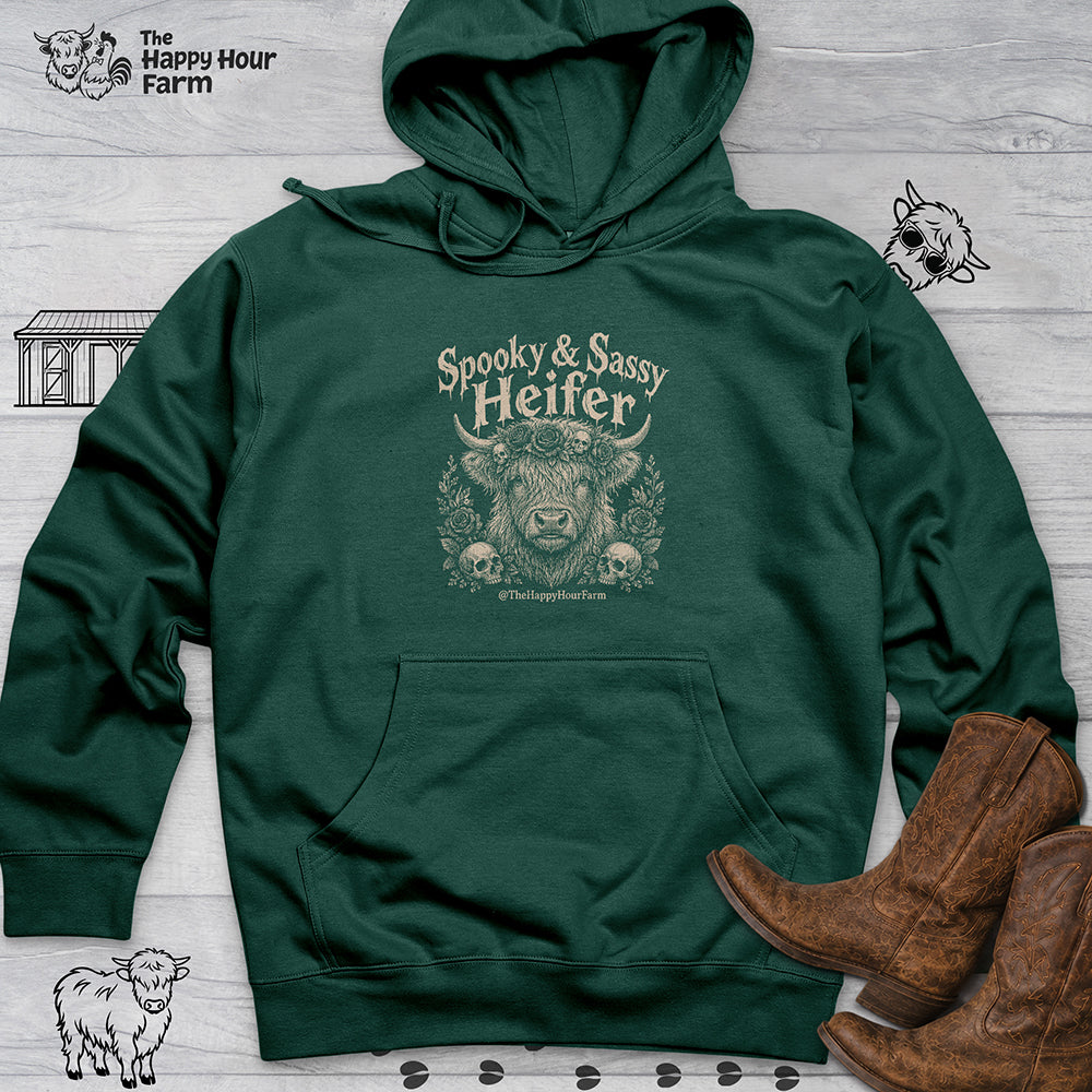Spooky & Sassy Heifer Hooded Sweatshirt