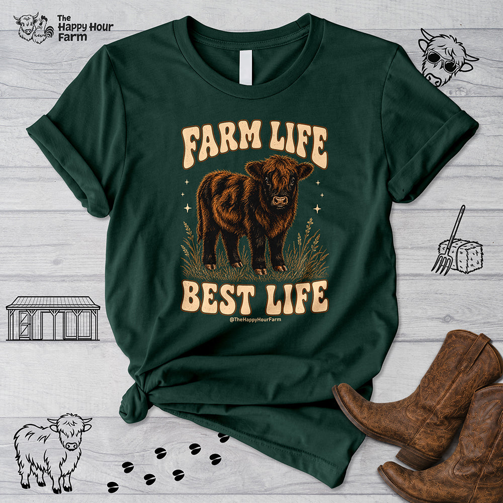 Farm Life Best Life Unisex Tee