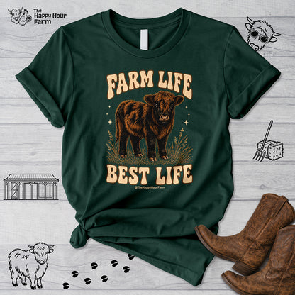 Farm Life Best Life Unisex Tee