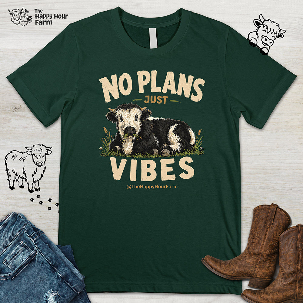 No Plan Just Vibes Unisex Tee