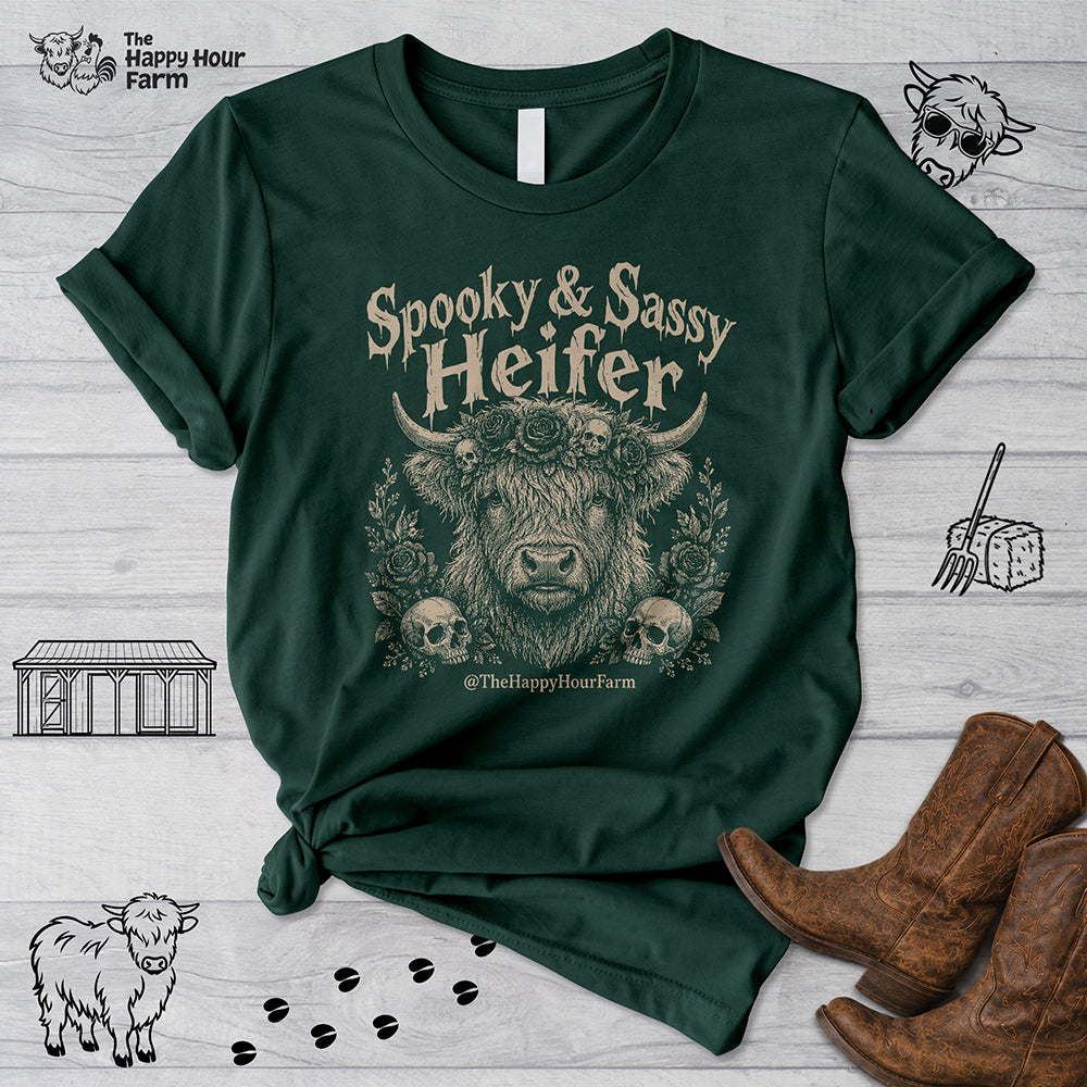 Spooky & Sassy Heifer Unisex Tee