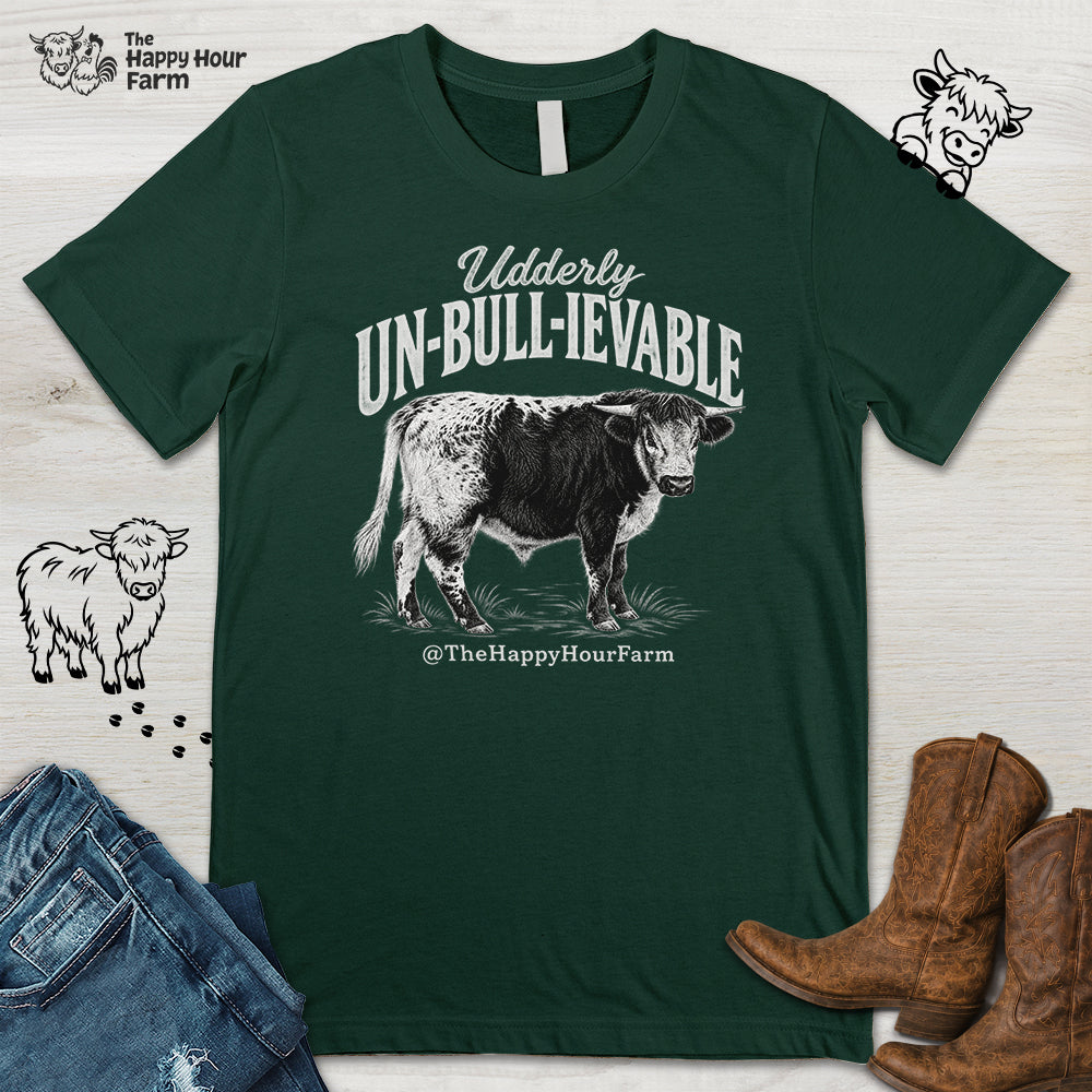 Udderly UN-BULL-IEVABLE Unisex Tee