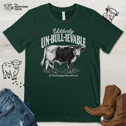 Udderly UN-BULL-IEVABLE Unisex Tee
