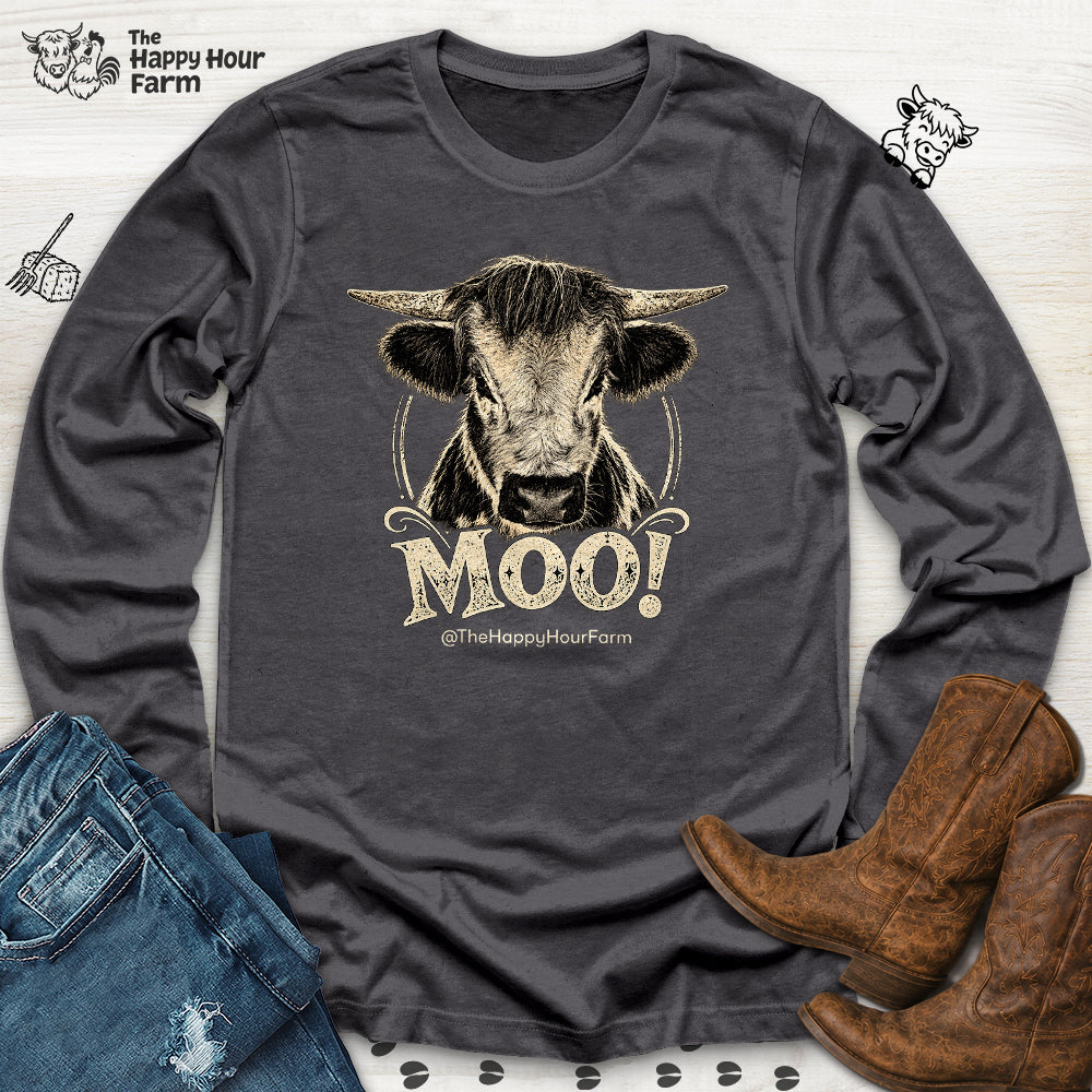 Moo! Long Sleeve