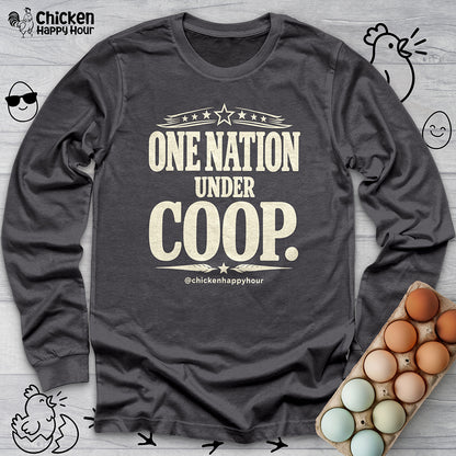 One Nation Under Coop Long Sleeve