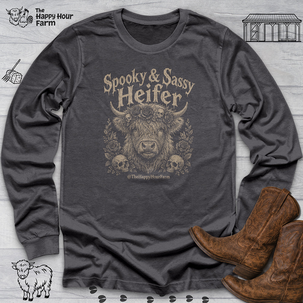 Spooky & Sassy Heifer Long Sleeve