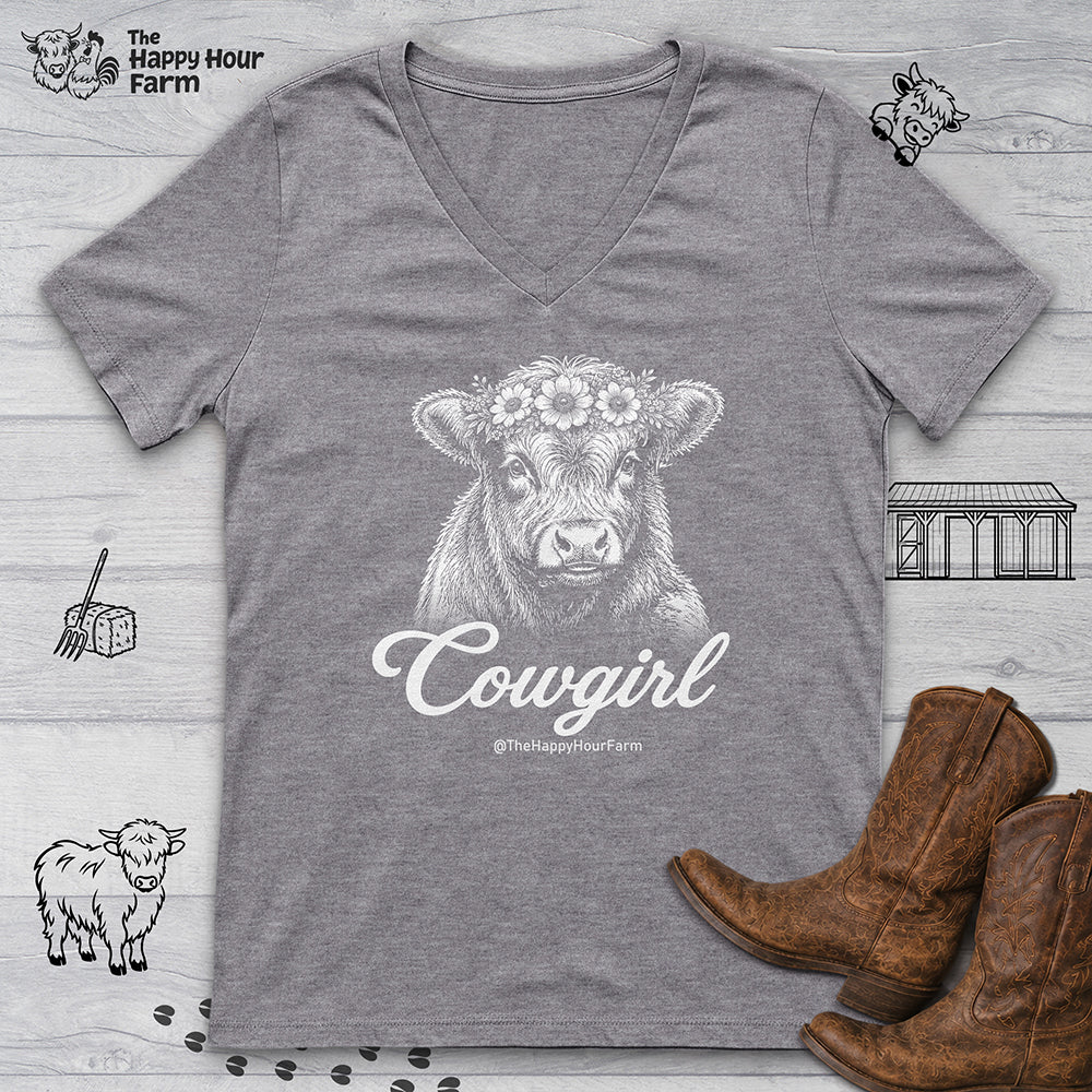 Cowgirl V-Neck Tee