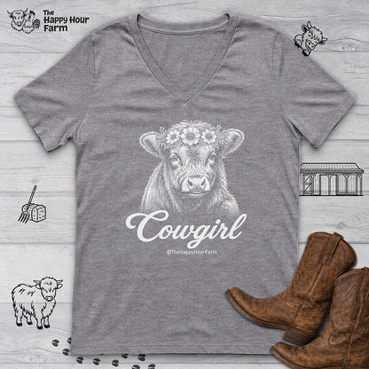 Cowgirl V-Neck Tee