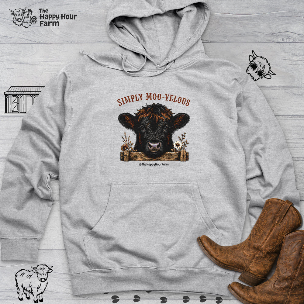 Simply Moo-Velous Hooded Sweatshirt