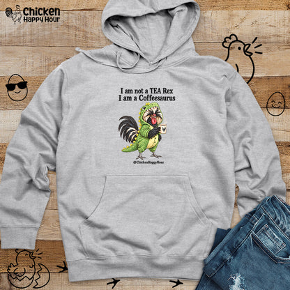 I Am a Coffeesaurus Hooded Sweatshirt