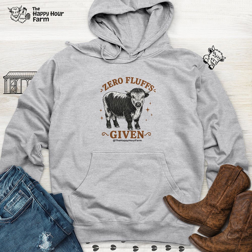 Zero Fluffs Given Hooded Sweatshirt