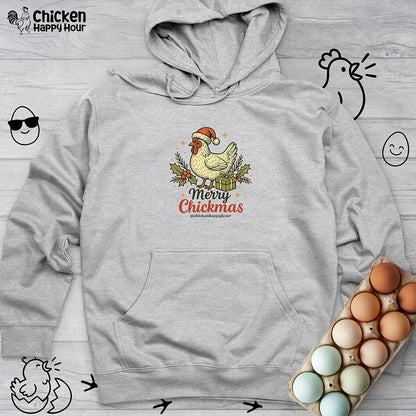 Merry Chickmas Hooded Sweatshirt