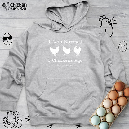 I Was Normal Hooded Sweatshirt
