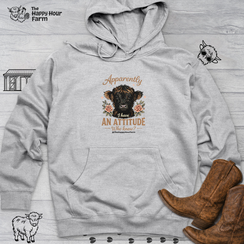 Apparently I Have an Attitude 2 Hooded Sweatshirt