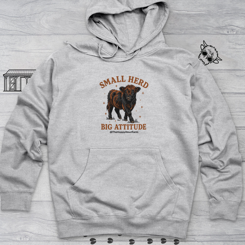 Small Herd Big Attitude Hooded Sweatshirt