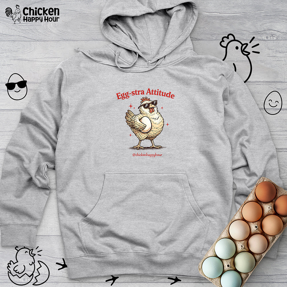 Egg-stra Attitude Hooded Sweatshirt