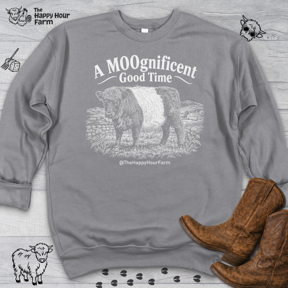 A MOOgnificent Good Time Sweatshirt