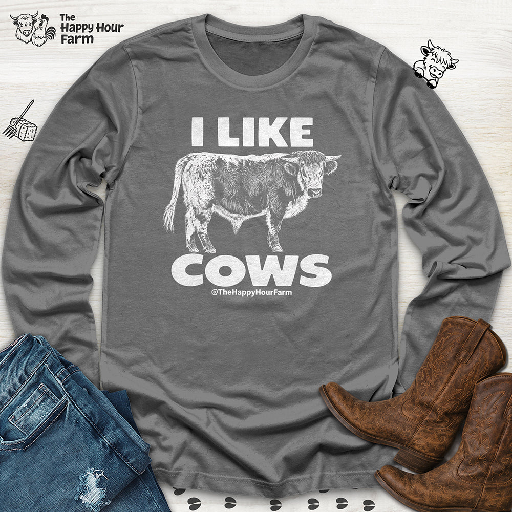 I Like Cows Long Sleeve
