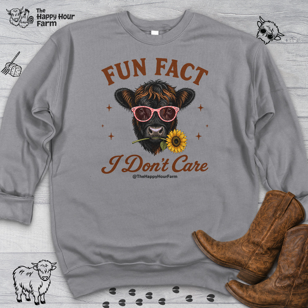 Fun Fact I Don't Care Sweatshirt