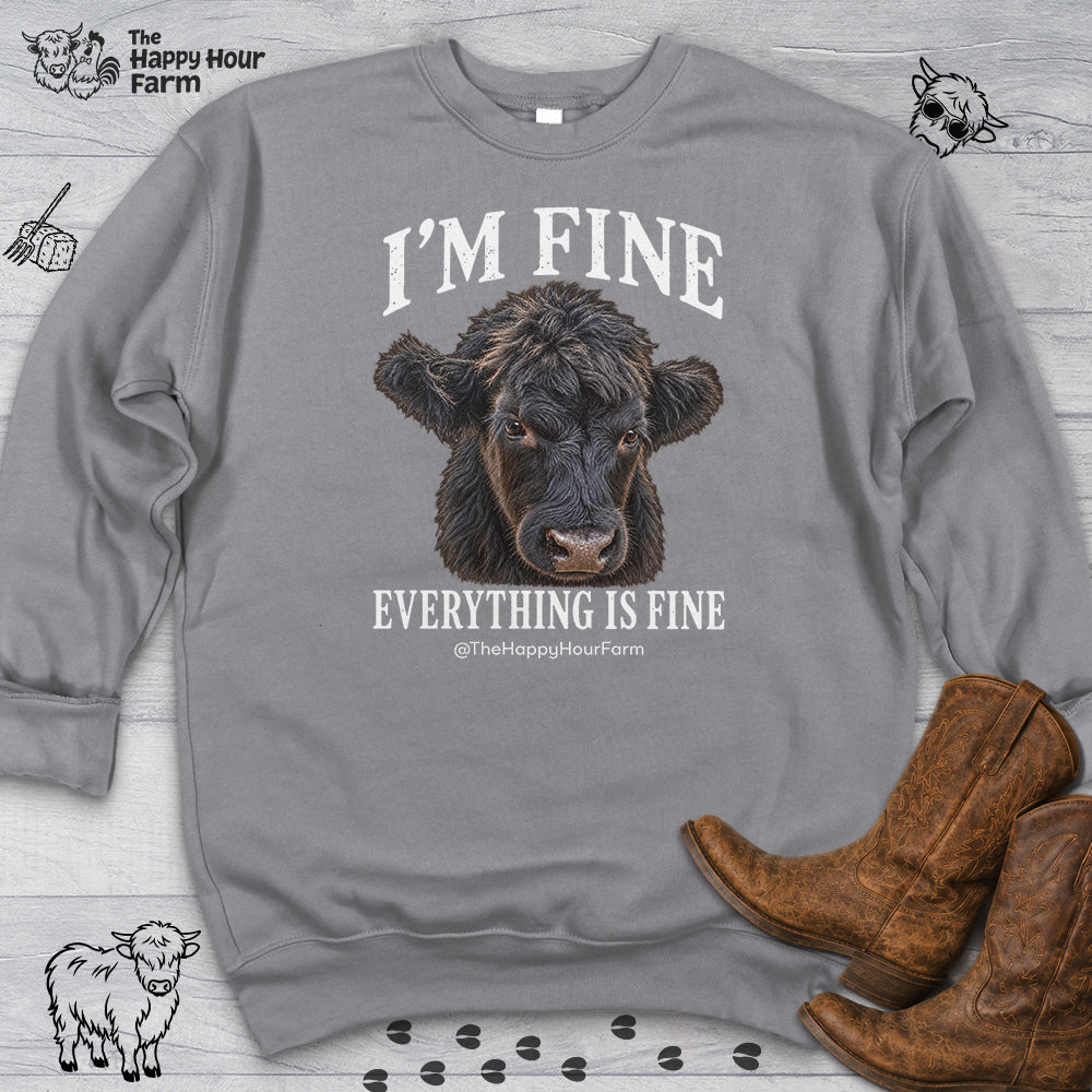 I'm Fine Everything Is Fine Sweatshirt