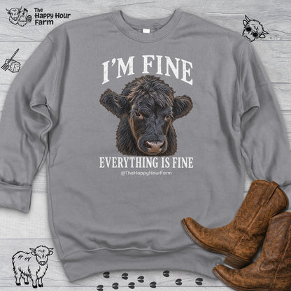 I'm Fine Everything Is Fine Sweatshirt