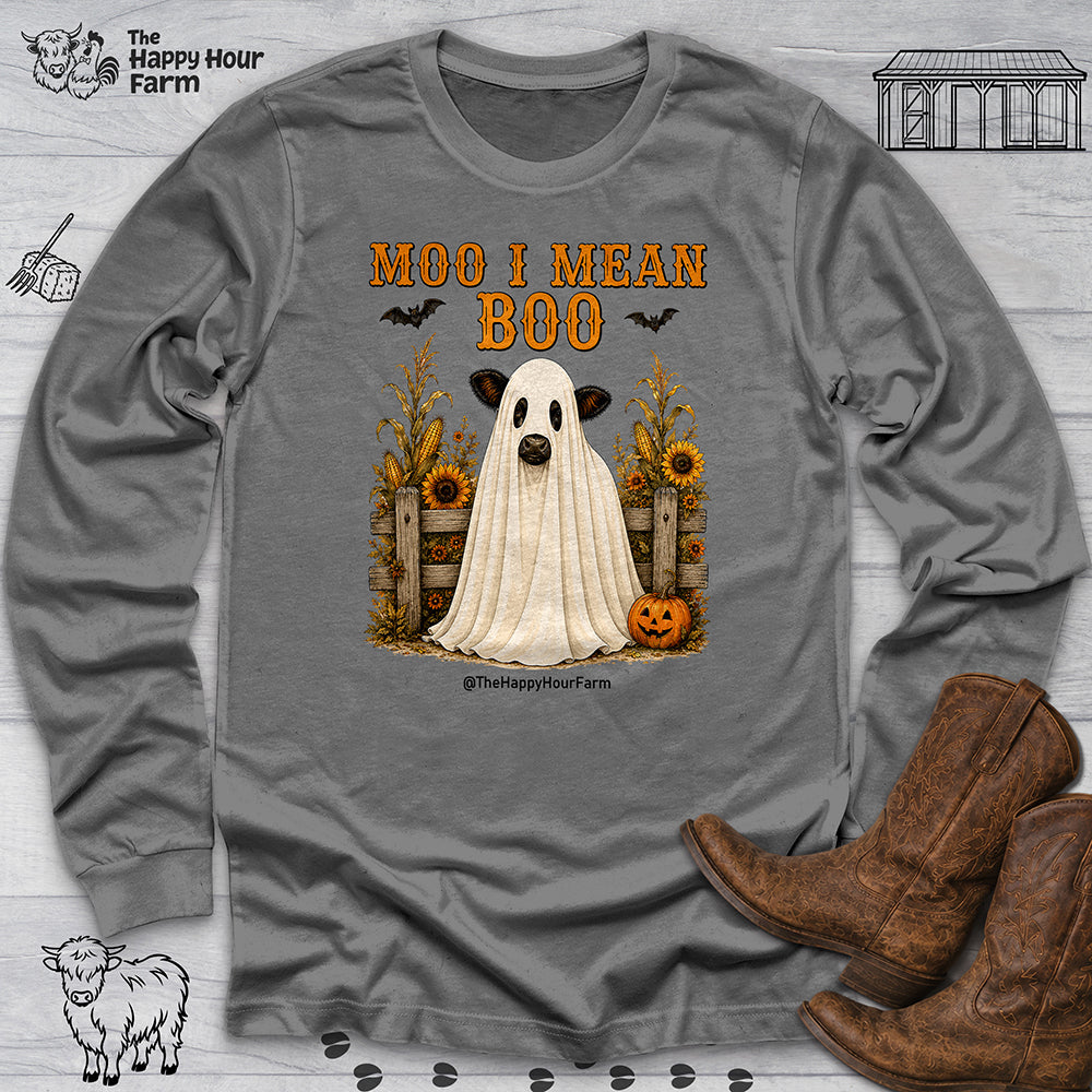Moo I Mean Boo 2 Long Sleeve
