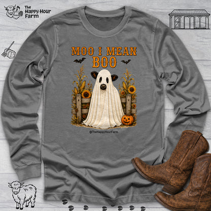 Moo I Mean Boo 2 Long Sleeve