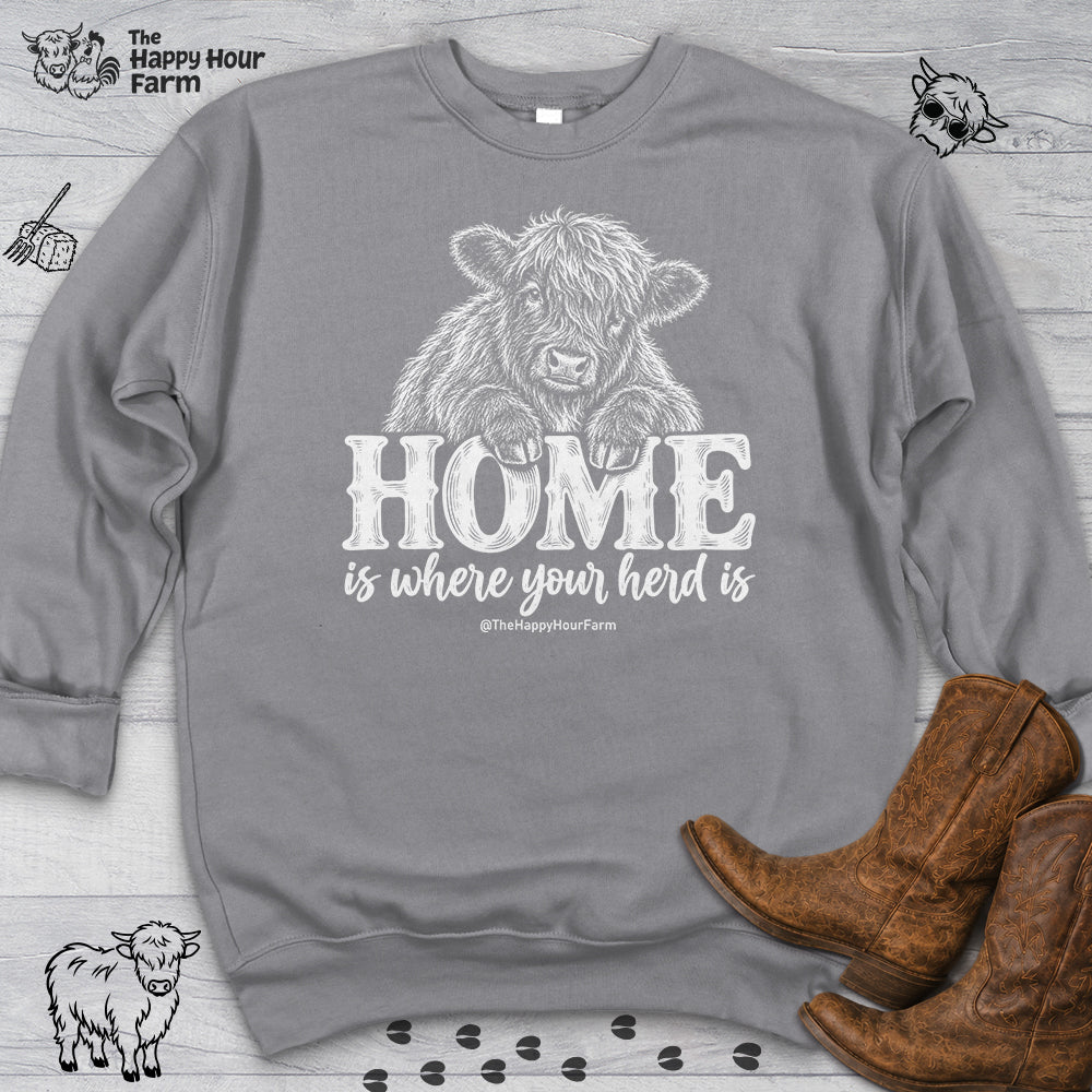 Home Is Where Your Herd Is Sweatshirt