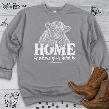 Home Is Where Your Herd Is Sweatshirt
