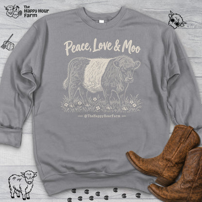 Peace, Love & Moo Sweatshirt
