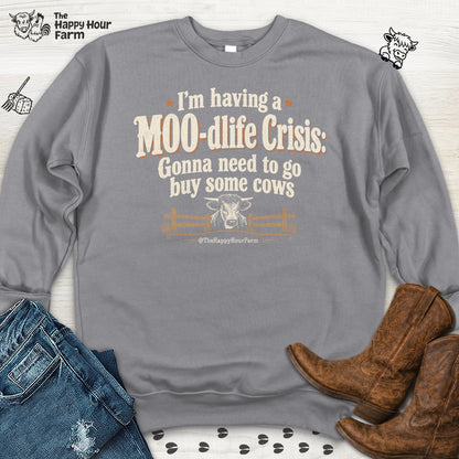 MOO-dlife Crisis Sweatshirt