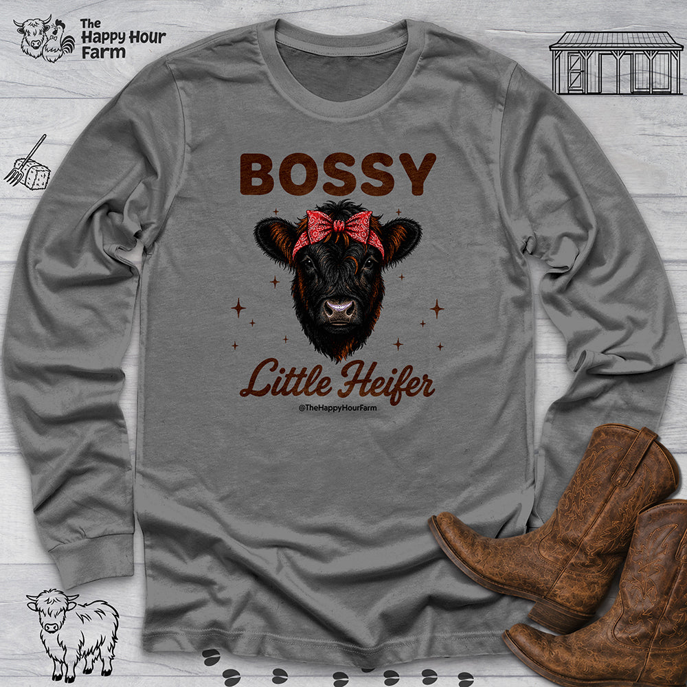 Stay Calm And Moo On Long Sleeve