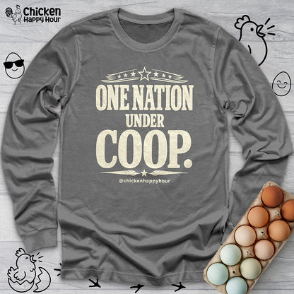 One Nation Under Coop Long Sleeve