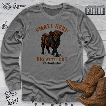 Small Herd Big Attitude Long Sleeve