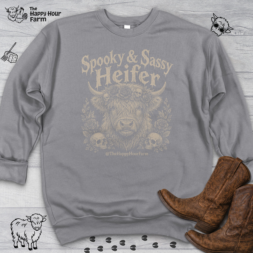 Spooky & Sassy Heifer Sweatshirt