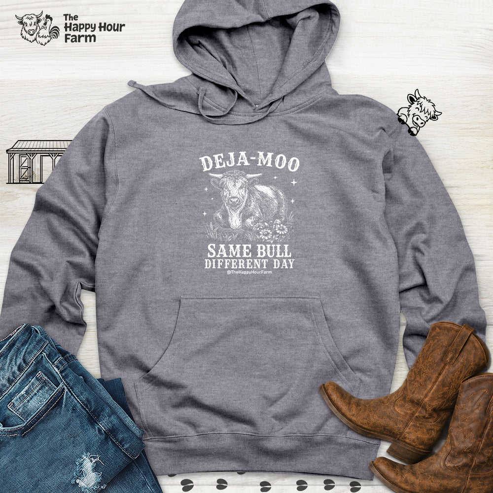Deja-Moo Hooded Sweatshirt