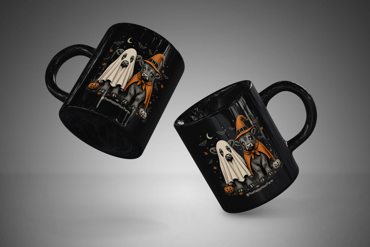Halloween Cow Coffee Mug