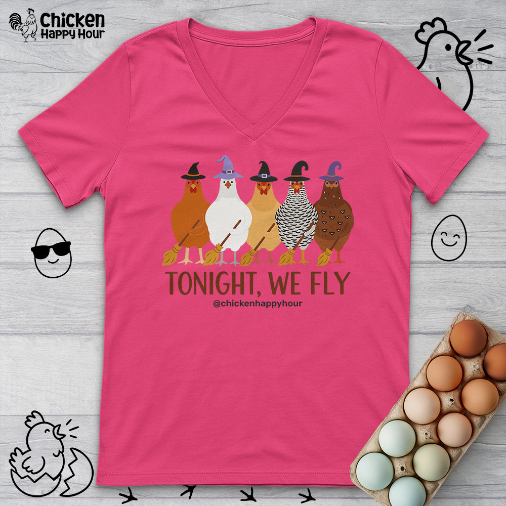 Tonight We Fly V-Neck Tee