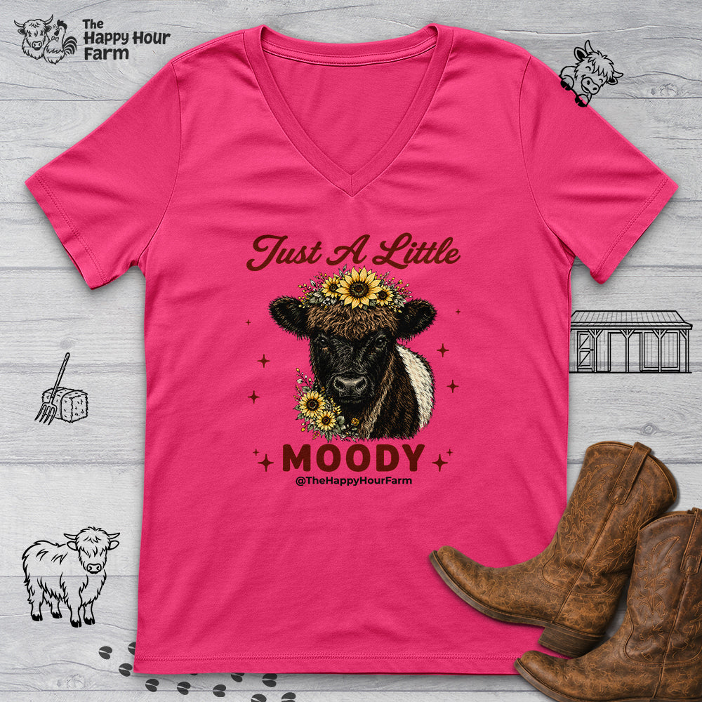 Just a Little Moody 2 V-Neck Tee