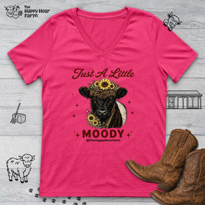 Just a Little Moody 2 V-Neck Tee