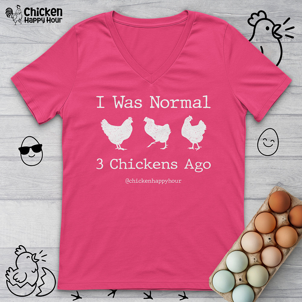 I Was Normal V-Neck Tee