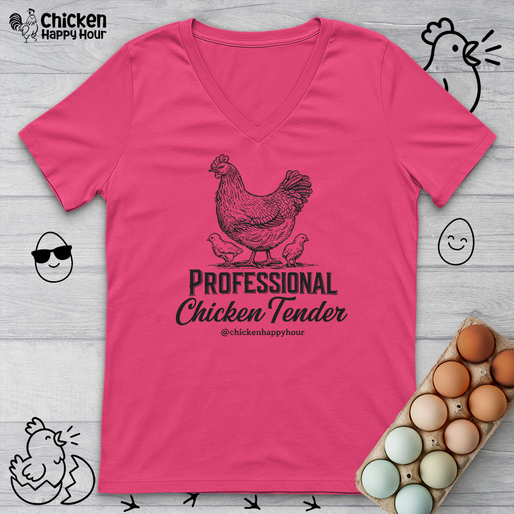 Professional Chicken Tender V-Neck Tee