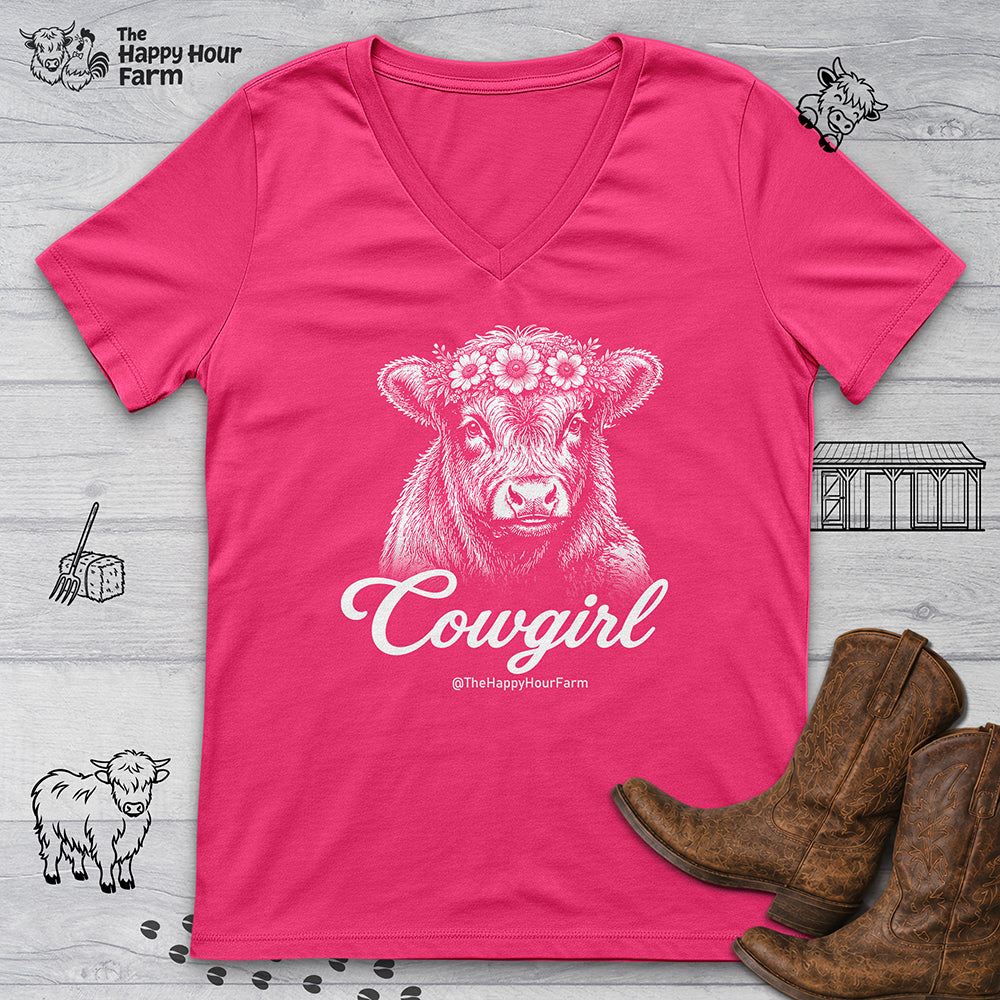 Cowgirl V-Neck Tee