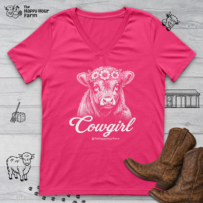 Cowgirl V-Neck Tee