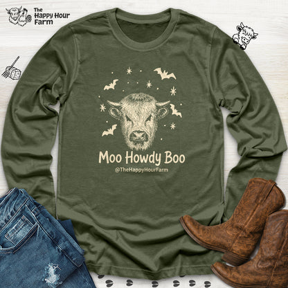 Moo Howdy Boo Long Sleeve