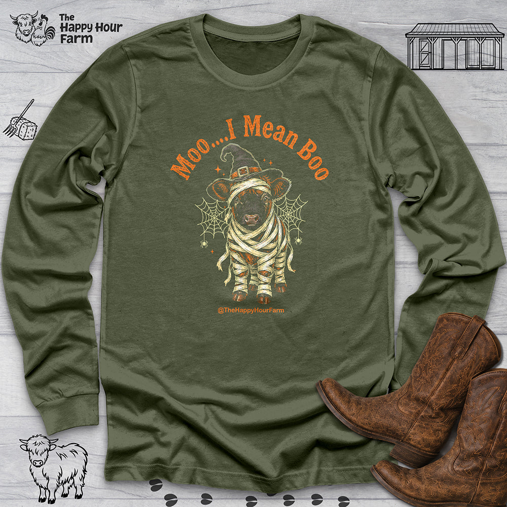 Moo I Mean Boo Long Sleeve