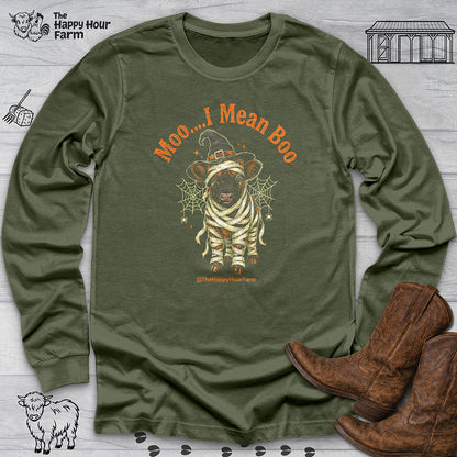 Moo I Mean Boo Long Sleeve